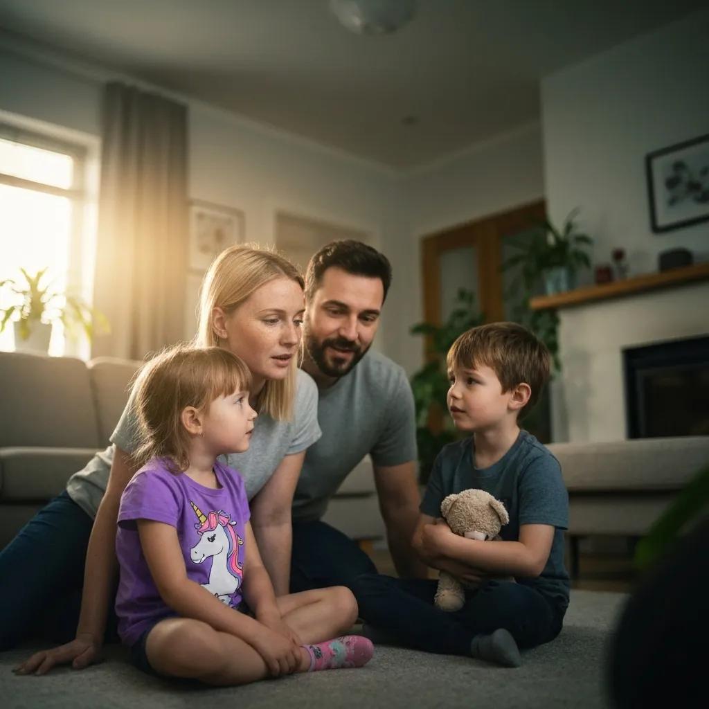 Family discussing health effects of mold exposure in a humid Florida home